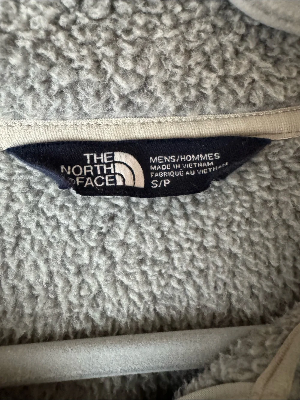 The North Face Men’s S Gray Quarter Zip Sweater Fleece Pullover